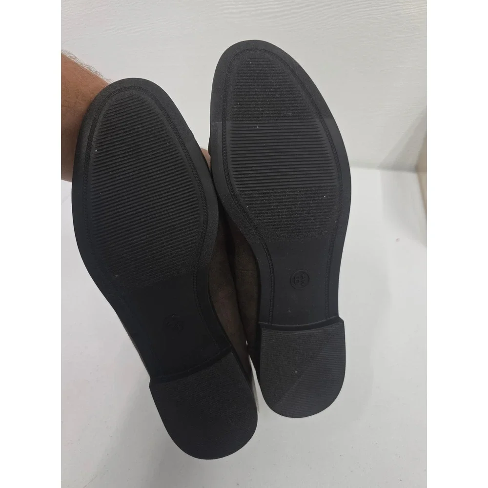A New Day James Brown Suede Memory Foam Loafers Womens 6.5 Slip On Shoes